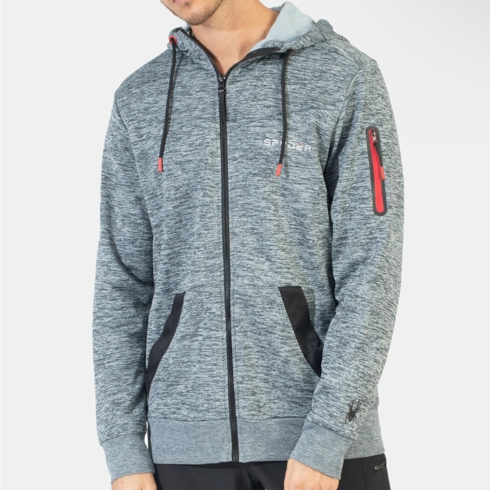 Spyder Men's Active Sweatshirt Performance Tech Fleece Zip Hoodie Sweatshirt